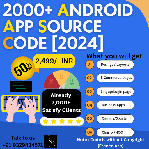 Android App Source code :- Playstore 2024